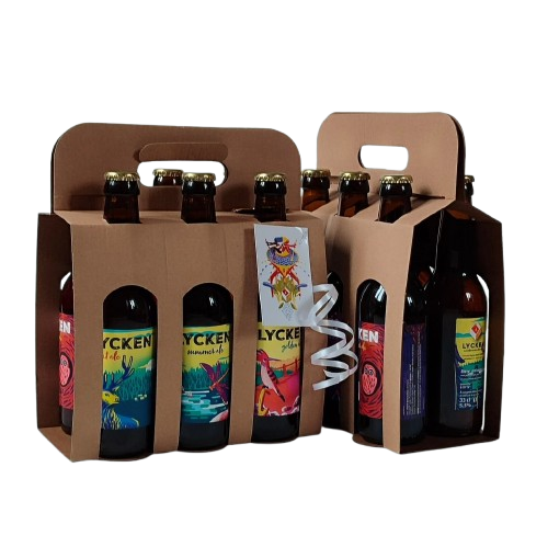 Pack ouvert pour six bières de 33cl longneck