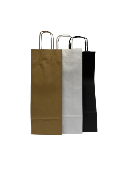 sachets une bouteille de différentes couleurs