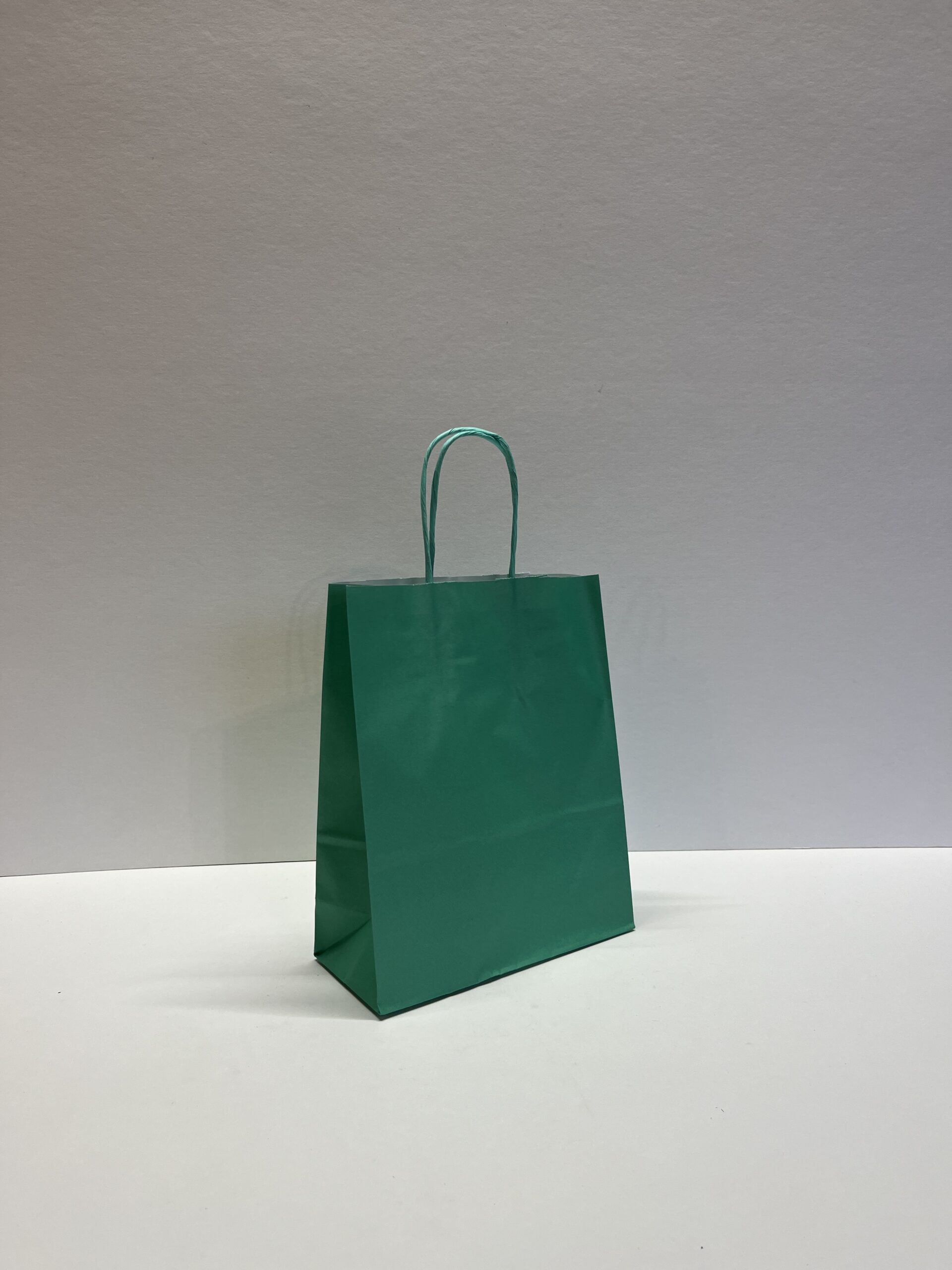 Sac en papier kraft de couleur verte