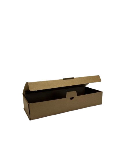 longue boite en carton avec fermeture renforcée