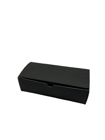 boite en carton sur mesure de couleur noire