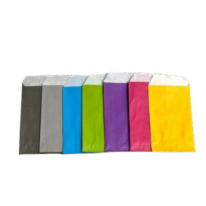 Sachet couleur fond blanc