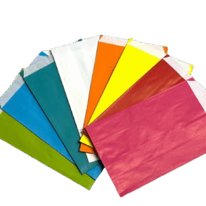Sachet couleur fond blanc