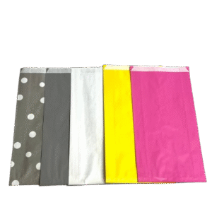 Sachet couleur fond blanc