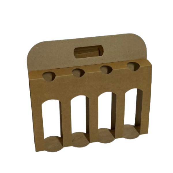 pack en carton ondulé pour quatre bières de 33cl longneck