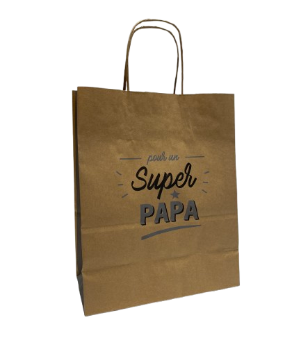 sac papier kraft super papa