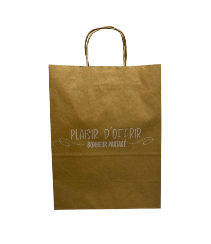 sac papier kraft plaisir d'offrir