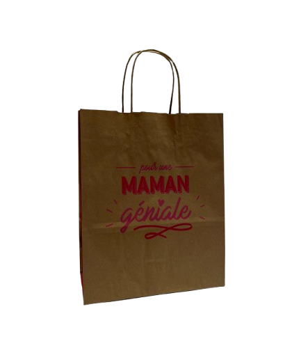 sac papier kraft super maman