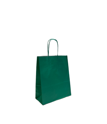 sac papier kraft vert